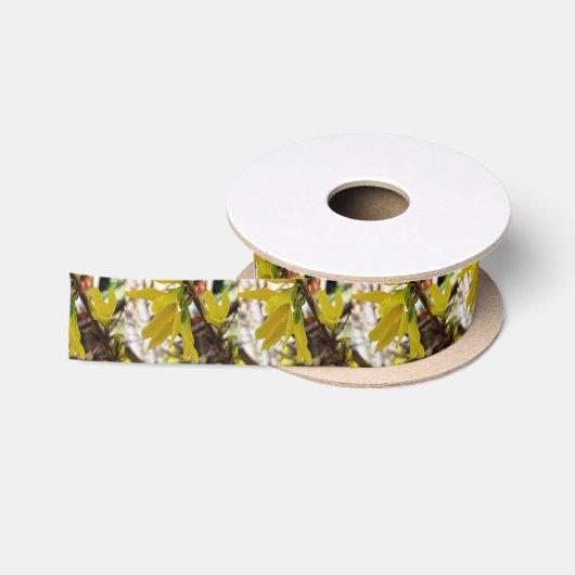 warme Frühlingsfarben Satinband (Spule)