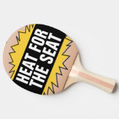 WÄRME FÜR DIE VINTAGEN SITZPLATTEN TISCHTENNIS SCHLÄGER (Seitenansicht)