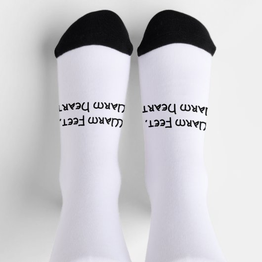 Warme Füße, warmes Herz! Socken (Oben)