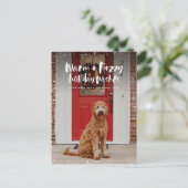 Warme Fuzzy wünscht Urlaubsdomizil Foto Postkarte (Stehend Vorderseite)