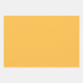 Warme gelbe und weiße Streifen Geschenke Geschenkpapier Set (Vorderseite 2)