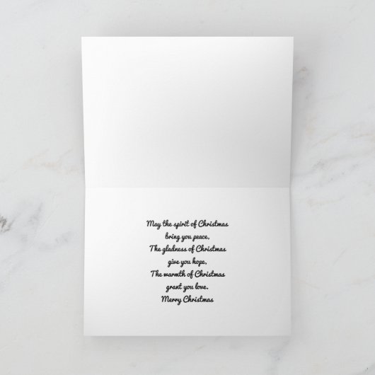 Warme, gemütliche Kitty Weihnachten (Innenseite)