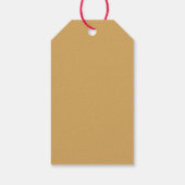 Warme & gemütliche traditionelle Geschenkanhänger (Rückseite)