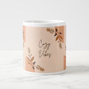 Warme, gemütliche Worte Jumbo-Tasse