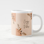 Warme, gemütliche Worte Jumbo-Tasse (Rechts)