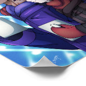 Warme Getränke für eine kalte Nacht Poster (Ecke)