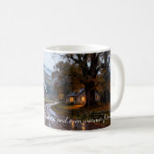 Warme Getränke und noch wärmere Freunde Kaffeetasse (VorderseiteRechts)