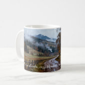 Warme Getränke und noch wärmere Freunde Kaffeetasse (Vorderseite Links)