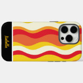 Warme, gewellte Muster schaffen Harmonie Case-Mate iPhone Hülle (Rückseite (Horizontal))