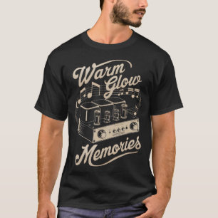 Warme glatte Erinnerungen Sepia Tones Vintag Ampli T-Shirt