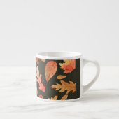 Warme Golden Herbstlaubs Erntedank Saison Espressotasse (Rechts)
