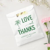 Warme grüne Palme Geschenktütchen (Versiegelt)