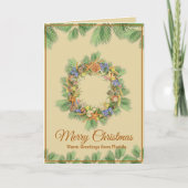 Warme Grüße aus Florida Weihnachtskarte Einladung (Vorderseite)