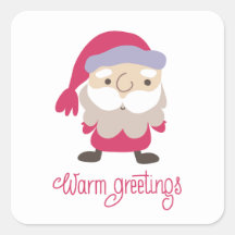 Warme Grüße Santa Claus