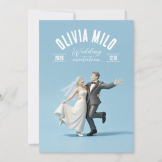 warme Händchen-Halte-Kunst Hochzeit Einladung