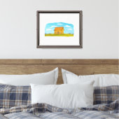 Warme Heimlandschaft Leinwanddruck (Insitu (Schlafzimmer))