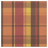 Warme Herbst-Farben Karo-Muster Stoff (Nahaufnahme)