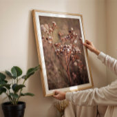 Warme Herbst Wildblume feminine Bauernmauer Kunst Poster