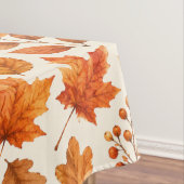 Warme Herbstblätter Nahtloses Muster Tischdecke (Beispiel)