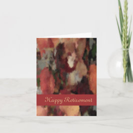 Warme Herbstfarben Karte