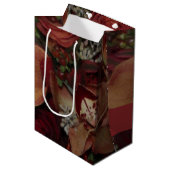 Warme Herbstfarben Mittlere Geschenktüte (Vorderseite Schrägansicht)