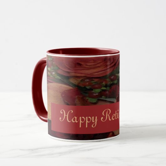 Warme Herbstfarben Tasse (Vorderseite Links)