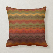 Warme Herbstfarben Wavy Stripes