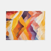 Warme Herbstgebirge Fleecedecke (Vorderseite (Horizontal))