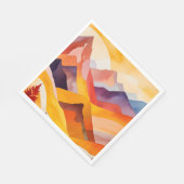 Warme Herbstgebirge Serviette (Ecke)