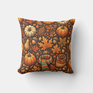 Warme Herbstleaves Kissen
