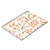 Warme Herbstleaves Notizblock (Linke Seite)