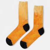 Warme Herbstleaves Socken (Linkes Detail)