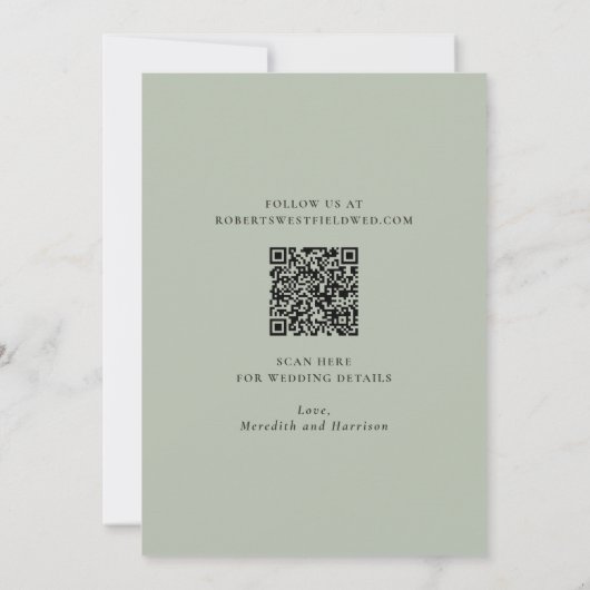 Warme Herbstsonnenblumen - Burnt Sienna Hochzeit Save The Date (Rückseite)