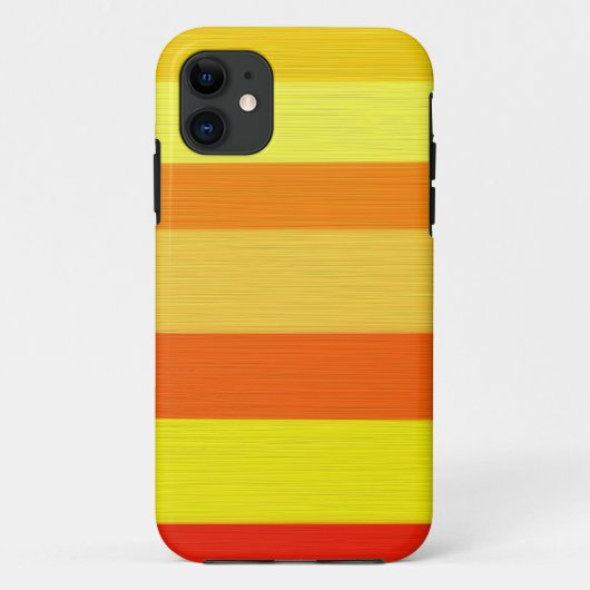 Warme Herbststreifen Case-Mate iPhone Hülle (Rückseite)