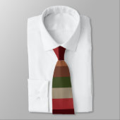 Warme Herbststreifen Krawatte (Gebunden)