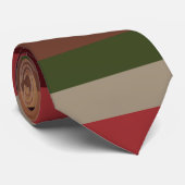 Warme Herbststreifen Krawatte (Gerollt)