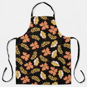 Warme Herbstuntergänge mit Blume Schürze (Vorderseite)
