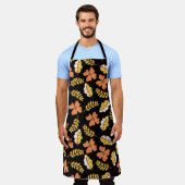 Warme Herbstuntergänge mit Blume Schürze (Getragen)