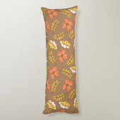 Warme Herbstuntergänge mit Blume Seitenschläferkissen (Rückseite (Vertikal))