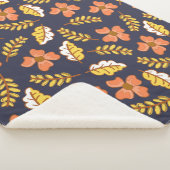 Warme Herbstuntergänge mit Blume Sherpadecke (3/4)