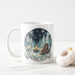 Warme Herz - Kalte Wanderwege Wintergarten Kaffeetasse