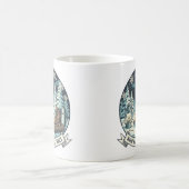 Warme Herz - Kalte Wanderwege Wintergarten Kaffeetasse (Mittel)