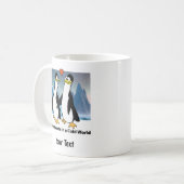 Warme Herzen in einer kalten Welt Kaffeetasse (Vorderseite Links)