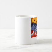 Warme Herzen Kaffeetasse (Mittel)
