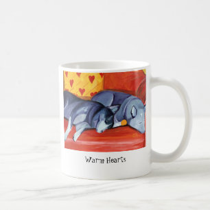 Warme Herzen Kaffeetasse