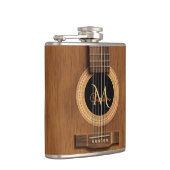 Warme hölzerne Akustikgitarre Flachmann (Rechts)