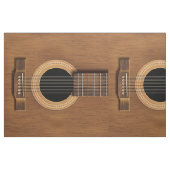 Warme hölzerne Akustikgitarre Stoff (Fat Quarter (45,7 x 55,9 cm))