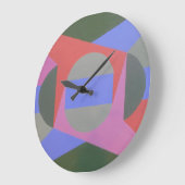Wärme in jeder Stunde Moderne runde Uhr (Winkel)