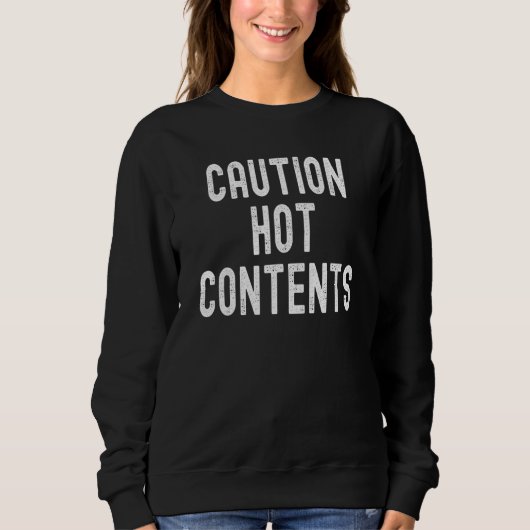 Warme Inhalte Sweatshirt (Vorderseite)