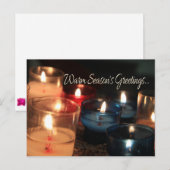 Warme Jahreszeiten Grüße... Feiertagspostkarte (Vorne/Hinten)